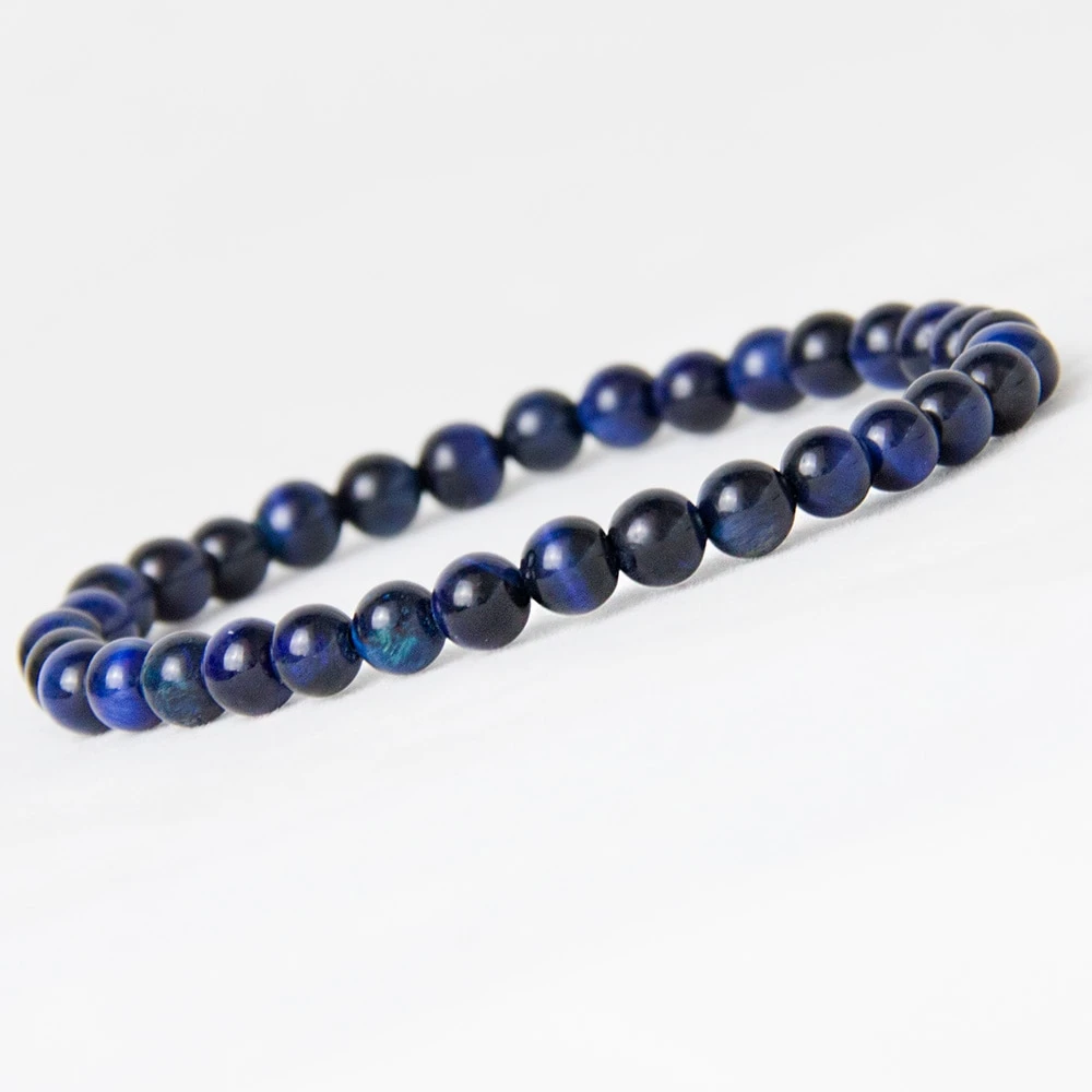 Bracelet œil De Tigre Bleu De Haute Qualité 5 Bracelet œil De Tigre Bleu De Haute Qualité – Image 3