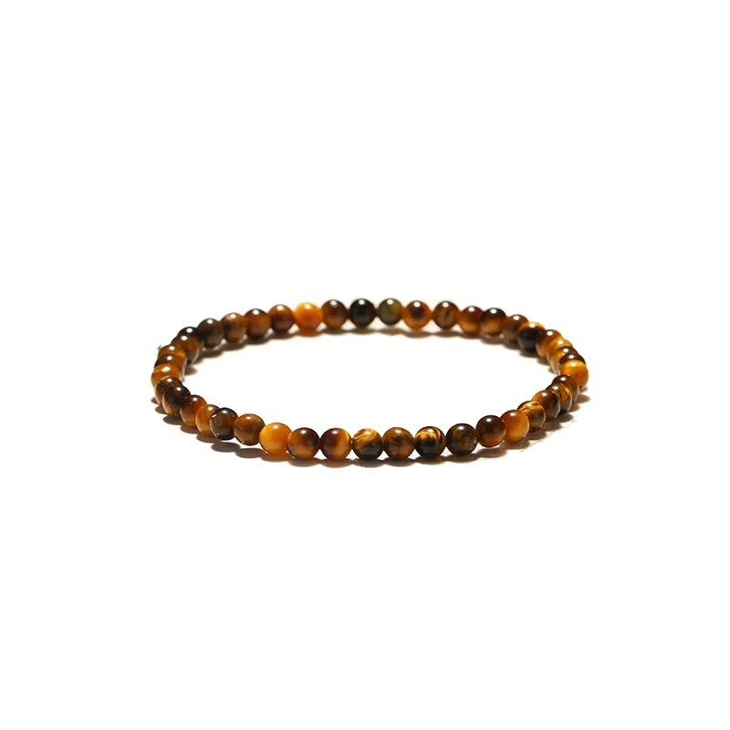 Bracelet Perles Pierres Naturelles Oeil De Tigre 4 Bracelet Perles Pierres Naturelles Oeil De Tigre – Image 2