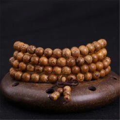 Bracelet En Perles De Prière Tibétain -Magasin D'accessoires Sélectionnés etoileharmonie chapelet 2