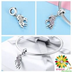 Cheval Licorne Pendentif Breloque Argent -Magasin D'accessoires Sélectionnés etoileharmonie fr pendentif cheval licorne exemple collier a0