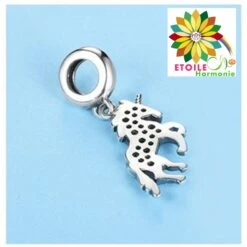 Cheval Licorne Pendentif Breloque Argent -Magasin D'accessoires Sélectionnés etoileharmonie fr pendentif cheval licorne licorn a3