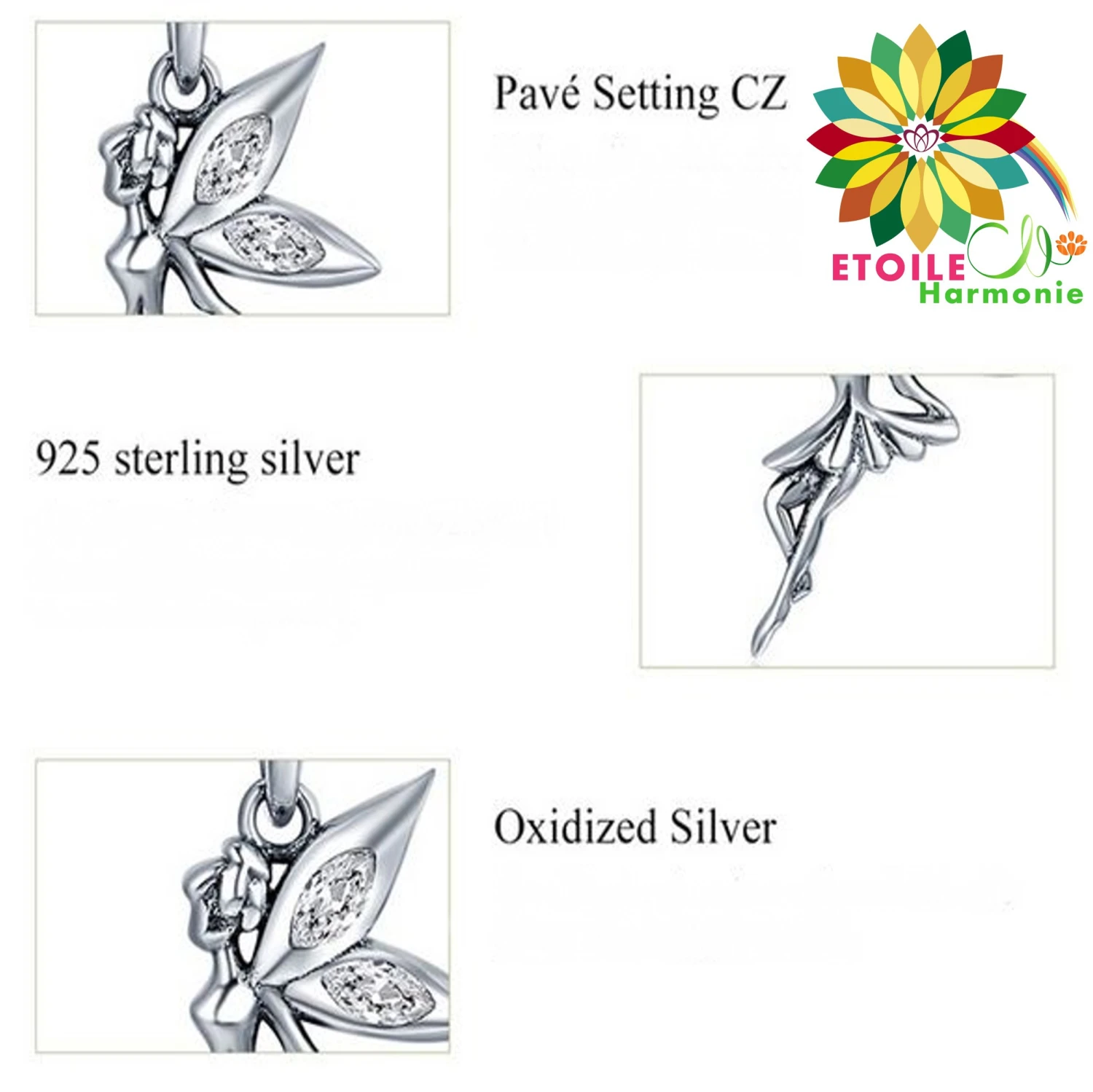 Breloque Pendentif Fée 5 Breloque Pendentif Fée – Image 3