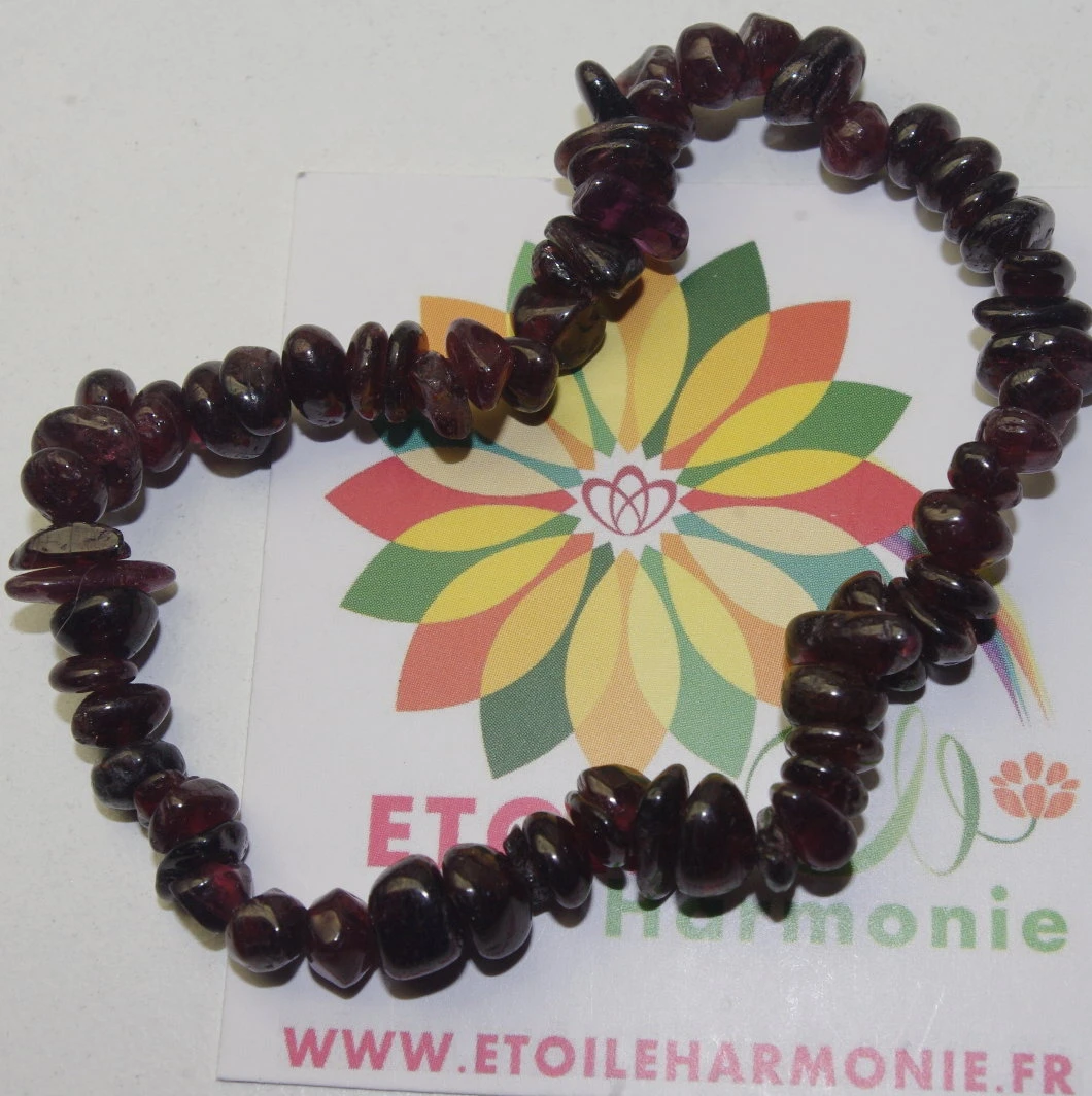 Bracelet Baroque En Grenat Pierre Naturel 3 Bracelet Baroque En Grenat Pierre Naturel