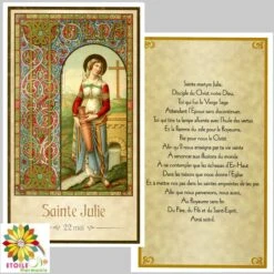 Image Pieuse Saint Julie Du 22 Mai
