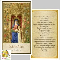 Image Pieuse Sainte Anne Du 26 Juillet