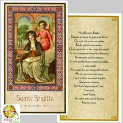 Image Pieuse Sainte Brigitte Du 8 Octobre