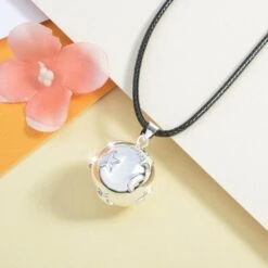 Bola Grossesse étoile Lune Harmonie -Magasin D'accessoires Sélectionnés eudora carillon imprim toile et lune pour b b pendentif en boule d harmonie son muscl 2