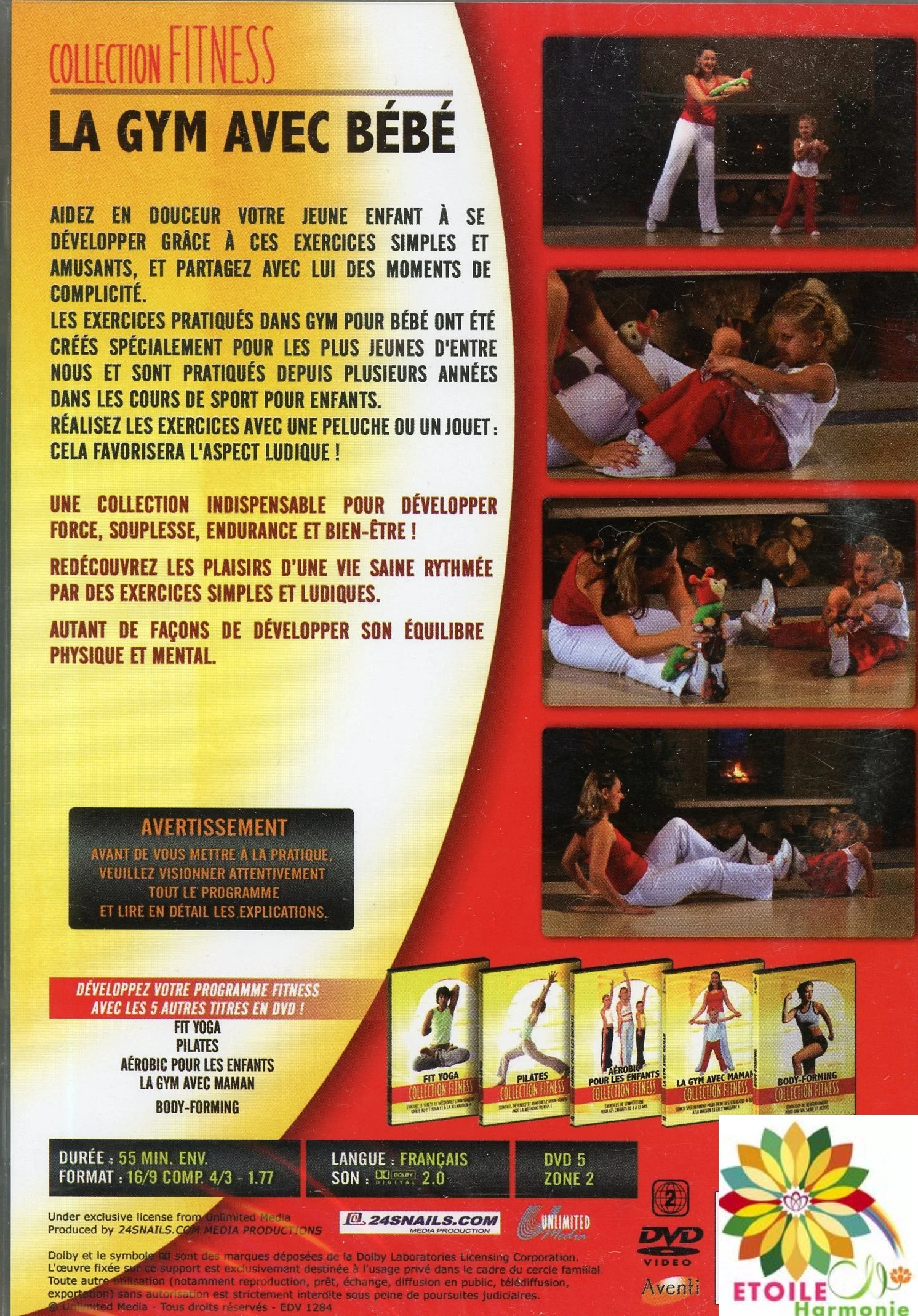 LA GYM AVEC BÉBÉ - DVD Collection Fitness 4 LA GYM AVEC BÉBÉ - DVD Collection Fitness – Image 2
