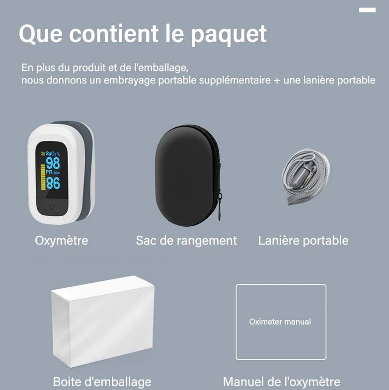 Oxymètre De Pouls Pro 10 Oxymètre De Pouls Pro – Image 8