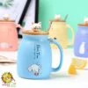 Mug Chat Avec Couvercle 1 Mug Chat Avec Couvercle -Magasin D'accessoires Sélectionnés mug couvercle chat the tisane etoileharmonie
