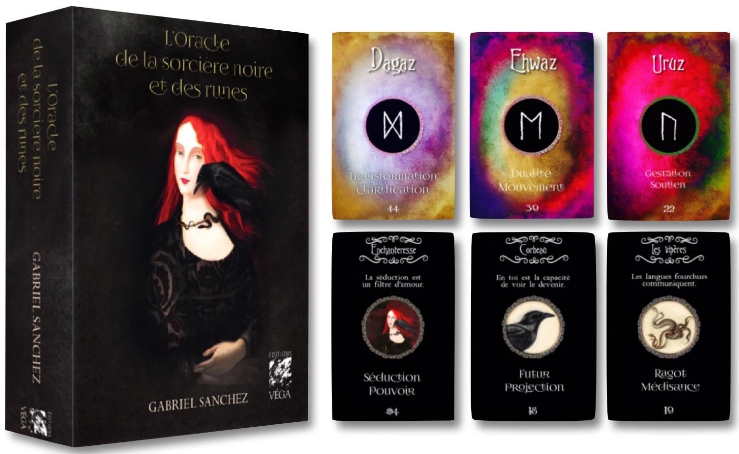 Coffret Oracle De La Sorcière Noire Et Des Runes - Gabriel Sanchez 3 Coffret Oracle De La Sorcière Noire Et Des Runes - Gabriel Sanchez