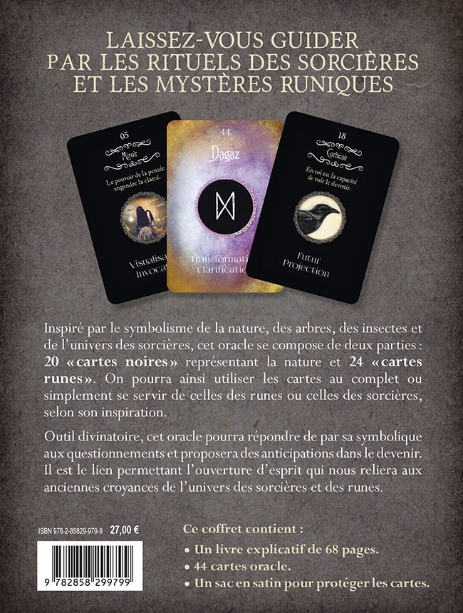 Coffret Oracle De La Sorcière Noire Et Des Runes - Gabriel Sanchez 6 Coffret Oracle De La Sorcière Noire Et Des Runes - Gabriel Sanchez – Image 4