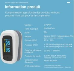 Oxymètre De Pouls Pro 19 Oxymètre De Pouls Pro -Magasin D'accessoires Sélectionnés oxymetre pouls portable etoileharmonie com