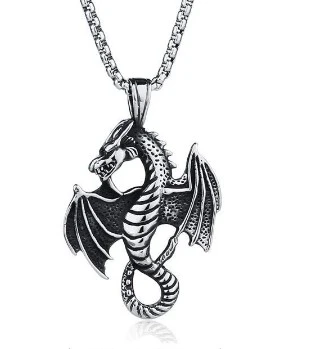 Pendentif Dragon Ailé 3 Pendentif Dragon Ailé