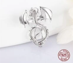 Pendentif Breloque Dragon Argent Sterling 925 -Magasin D'accessoires Sélectionnés pendentif dragon argent sterling 925 etoileharmonie 2