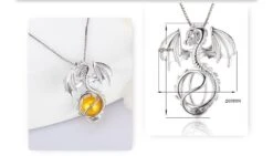 Pendentif Breloque Dragon Argent Sterling 925 -Magasin D'accessoires Sélectionnés pendentif dragon argent sterling 925 etoileharmonie 3