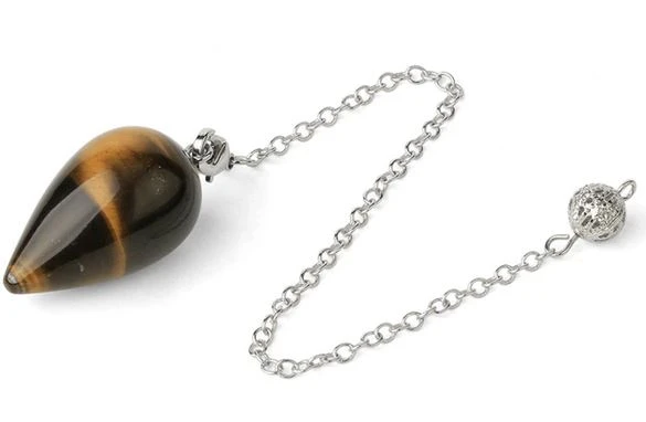 Pendule Goutte Oeil De Tigre Pierre Naturel 3 Pendule Goutte Oeil De Tigre Pierre Naturel