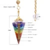 Pendule Pierre Des 7 Chakras -Magasin D'accessoires Sélectionnés pendule pierre des 7 chakras etoileharmonie