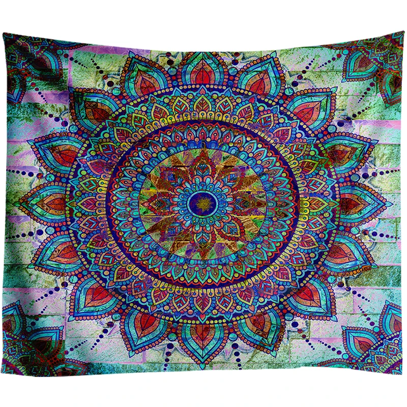Tenture Bohême Floral Mandala 4 Tenture Bohême Floral Mandala – Image 2