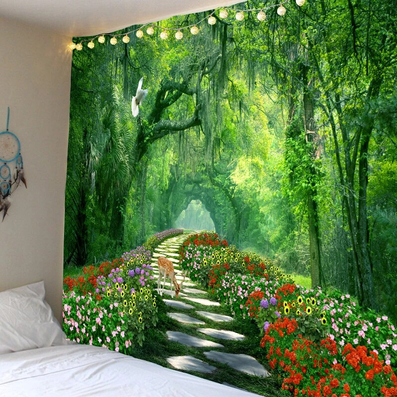 Tenture Forêt Et Fleurs 5 Tenture Forêt Et Fleurs – Image 3