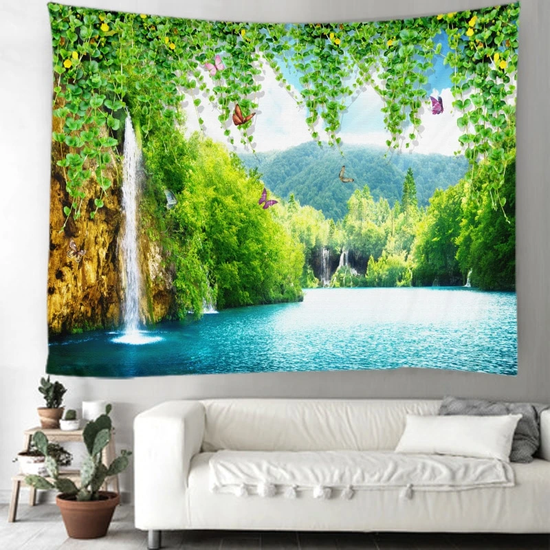 Tenture Lac Et Montagne 2 Tenture Lac Et Montagne