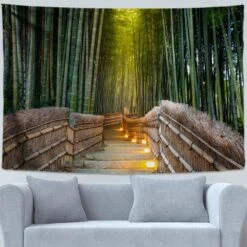 Tenture Murale Forêt Harmonie 10 Tenture Murale Forêt Harmonie -Magasin D'accessoires Sélectionnés tenture nature foret www etoile harmonie fr 2