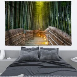 Tenture Murale Forêt Harmonie 12 Tenture Murale Forêt Harmonie -Magasin D'accessoires Sélectionnés tenture nature foret www etoile harmonie fr 4