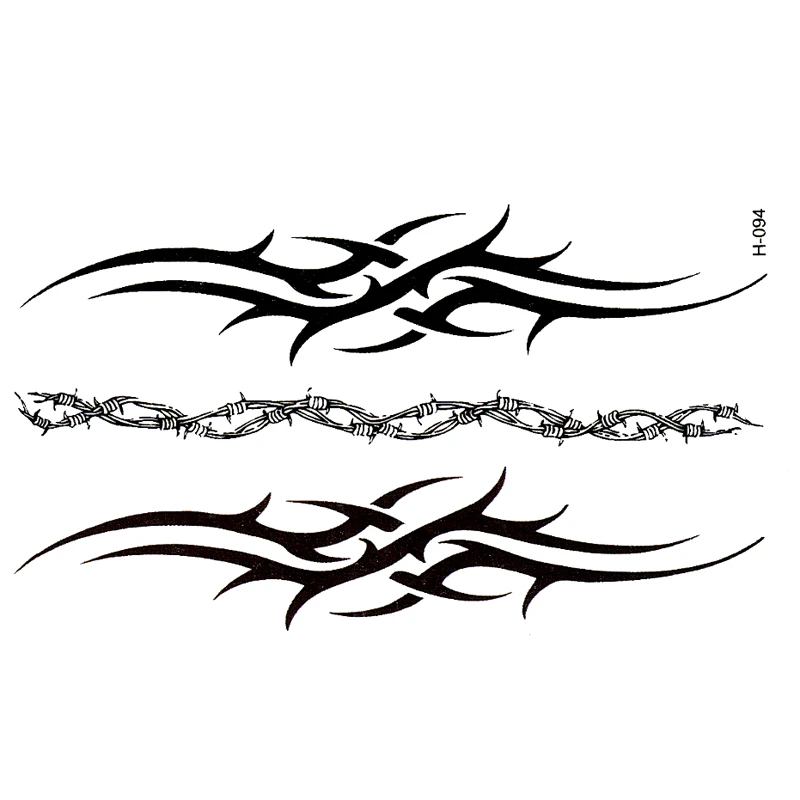 Tribal Et Barbelé Tatouage éphémère 3 Tribal Et Barbelé Tatouage éphémère