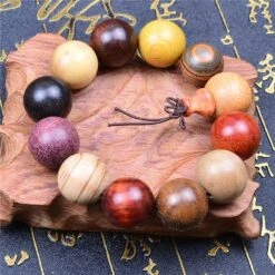 Bracelet Perles Bois Santal Bouddhiste - Fait Main -Magasin D'accessoires Sélectionnés www etoileharmonie fr 3
